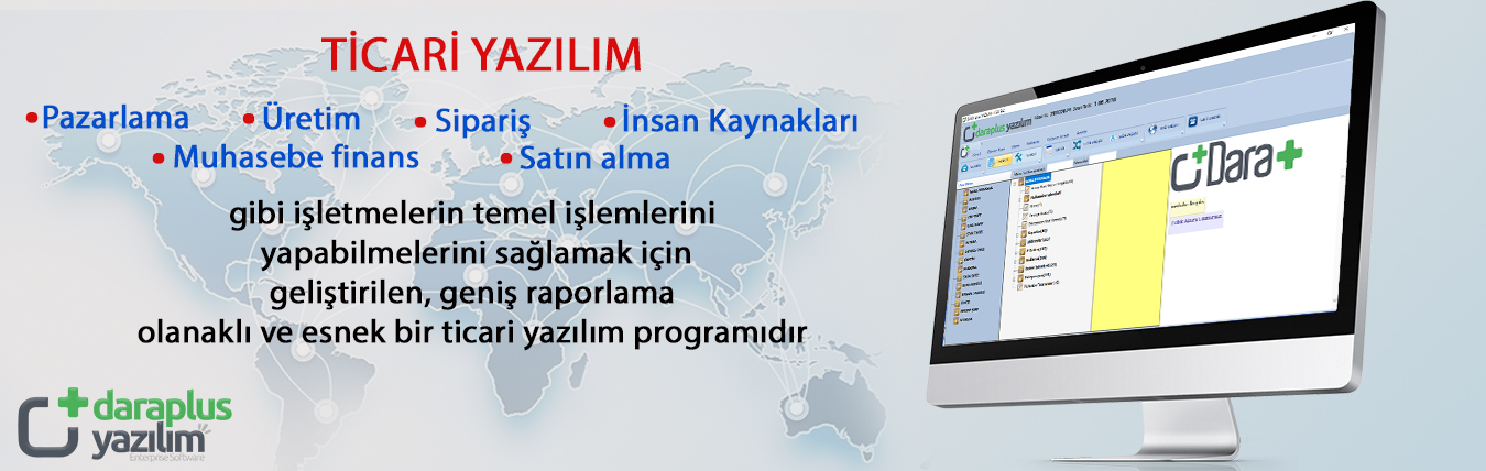 Ticari Yazılım özellikleri